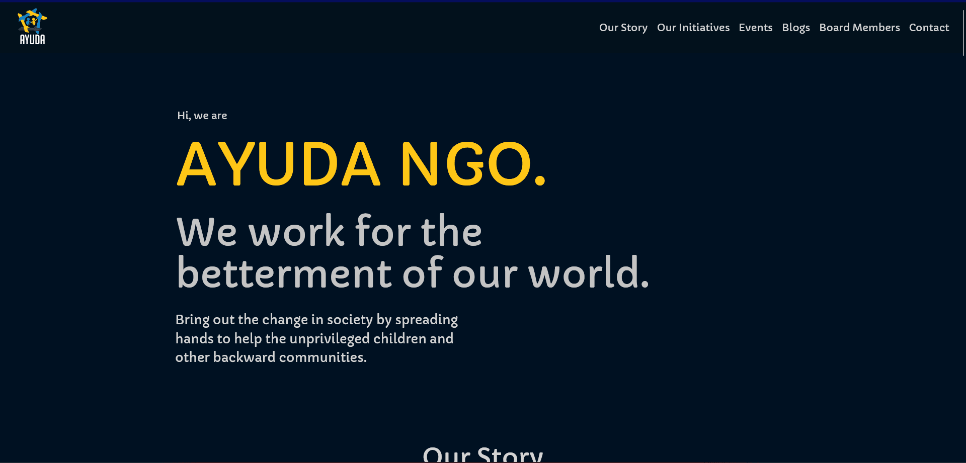 Ayuda website